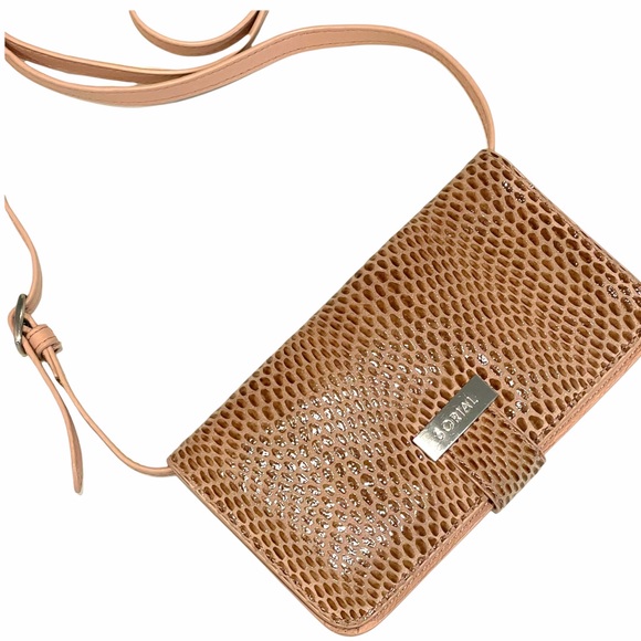 Sorial Handbags - Sorial New York Snakeskin Leather Crossbody / Wallet / Phone Case